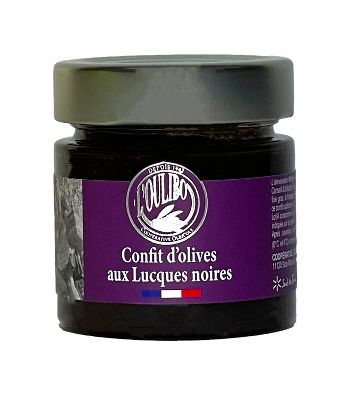 Confit d'olives aux Lucques noires