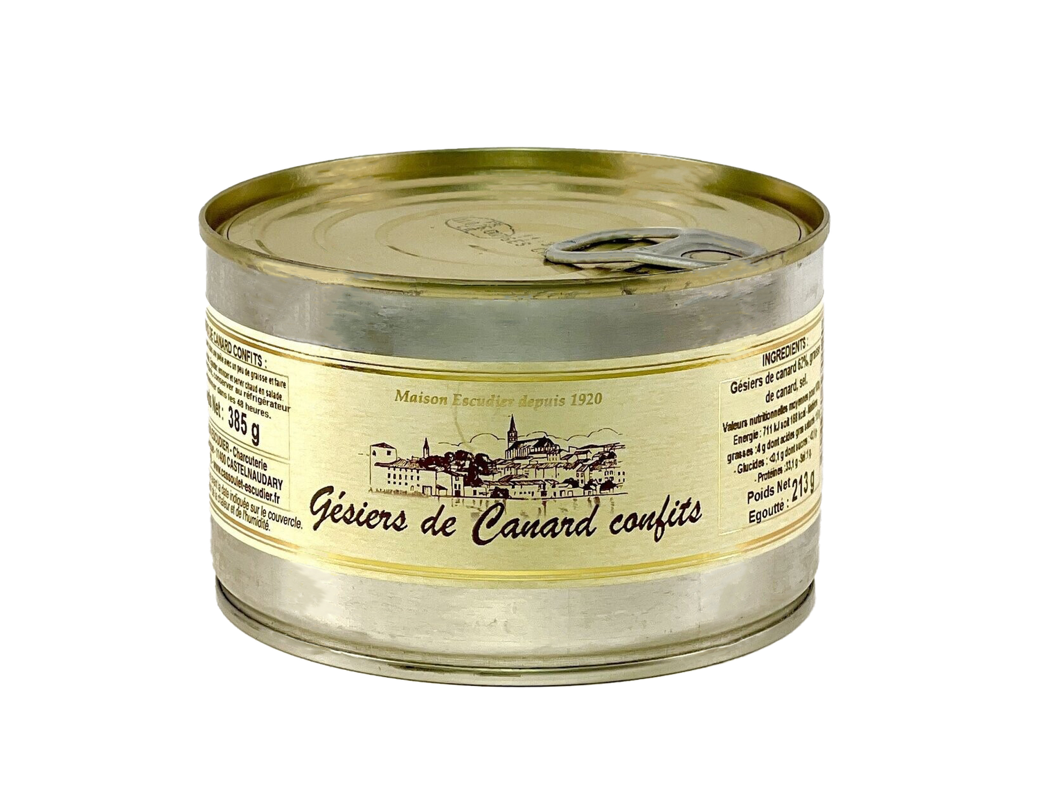 Gésiers de canard confits