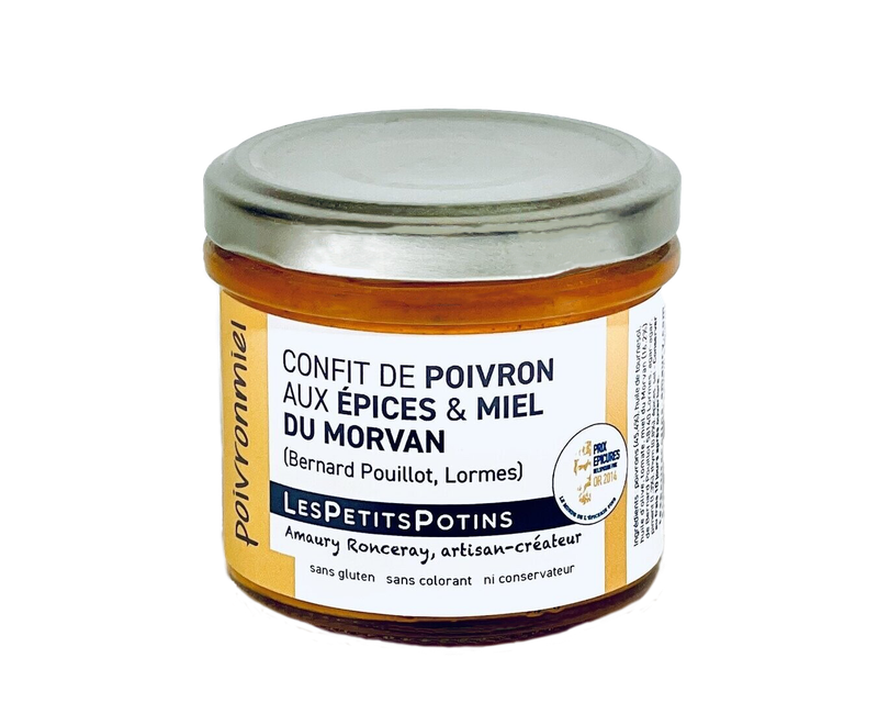 Confit de poivrons aux épices & miel