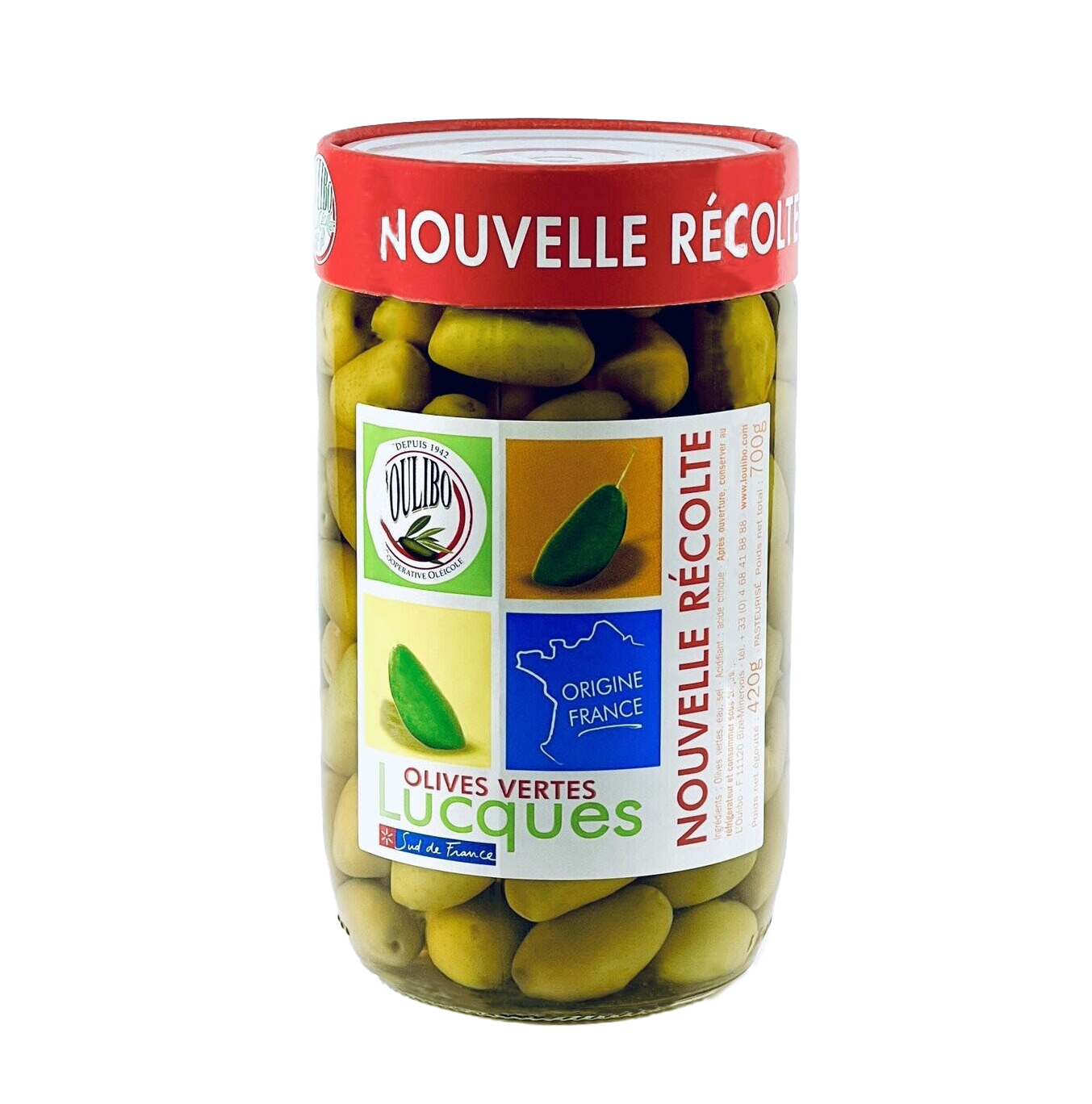 Olives vertes Lucques Nouvelle récolte Olives vertes Lucques Nouvelle récolte