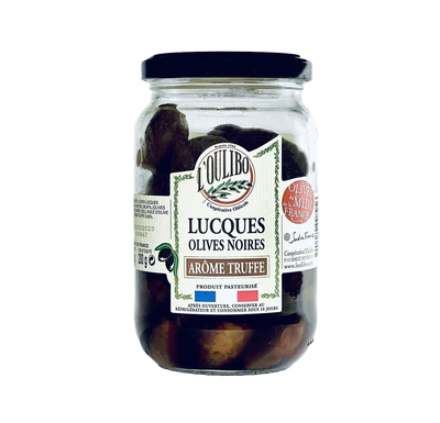 Olives LUCQUES noires arôme truffe Olives LUCQUES noires arôme truffe