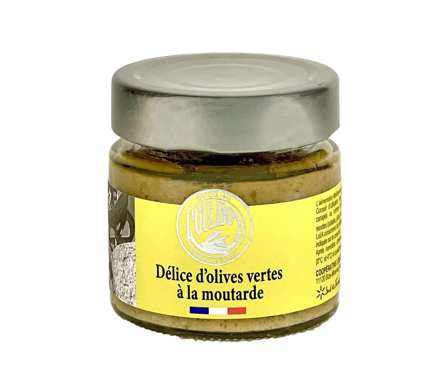 Délice d'olives vertes à la moutarde