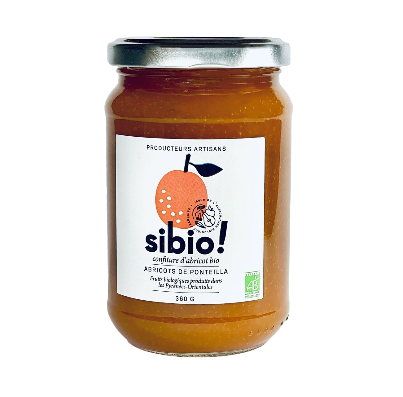 Confiture d'abricot Bio
