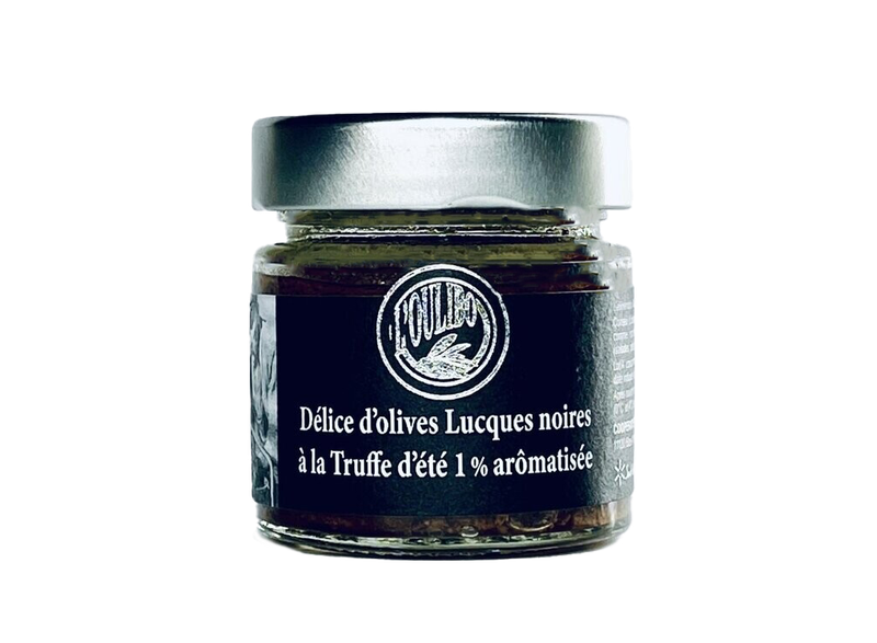 Délice d'olives Lucques noires à la Truffe d'été 1% arômatisée