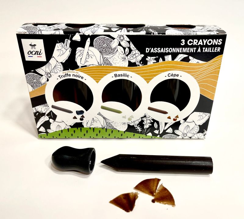 Coffret 3 crayons d'assaisonnement