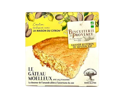 Gâteau moelleux amande & citron de Menton IGP