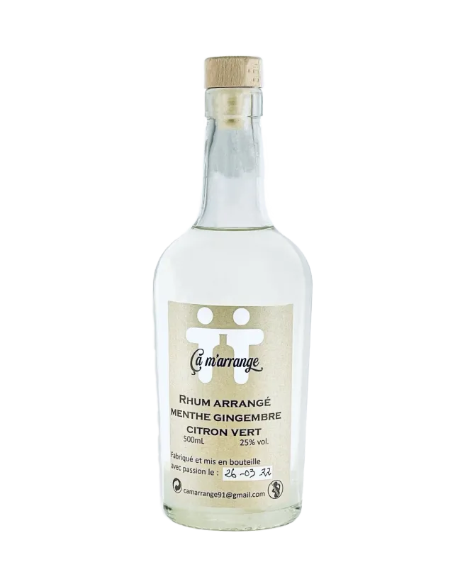 Rhum Arrangé Menthe Gingembre Citron Vert Rhum Arrangé Menthe Gingembre Citron Vert