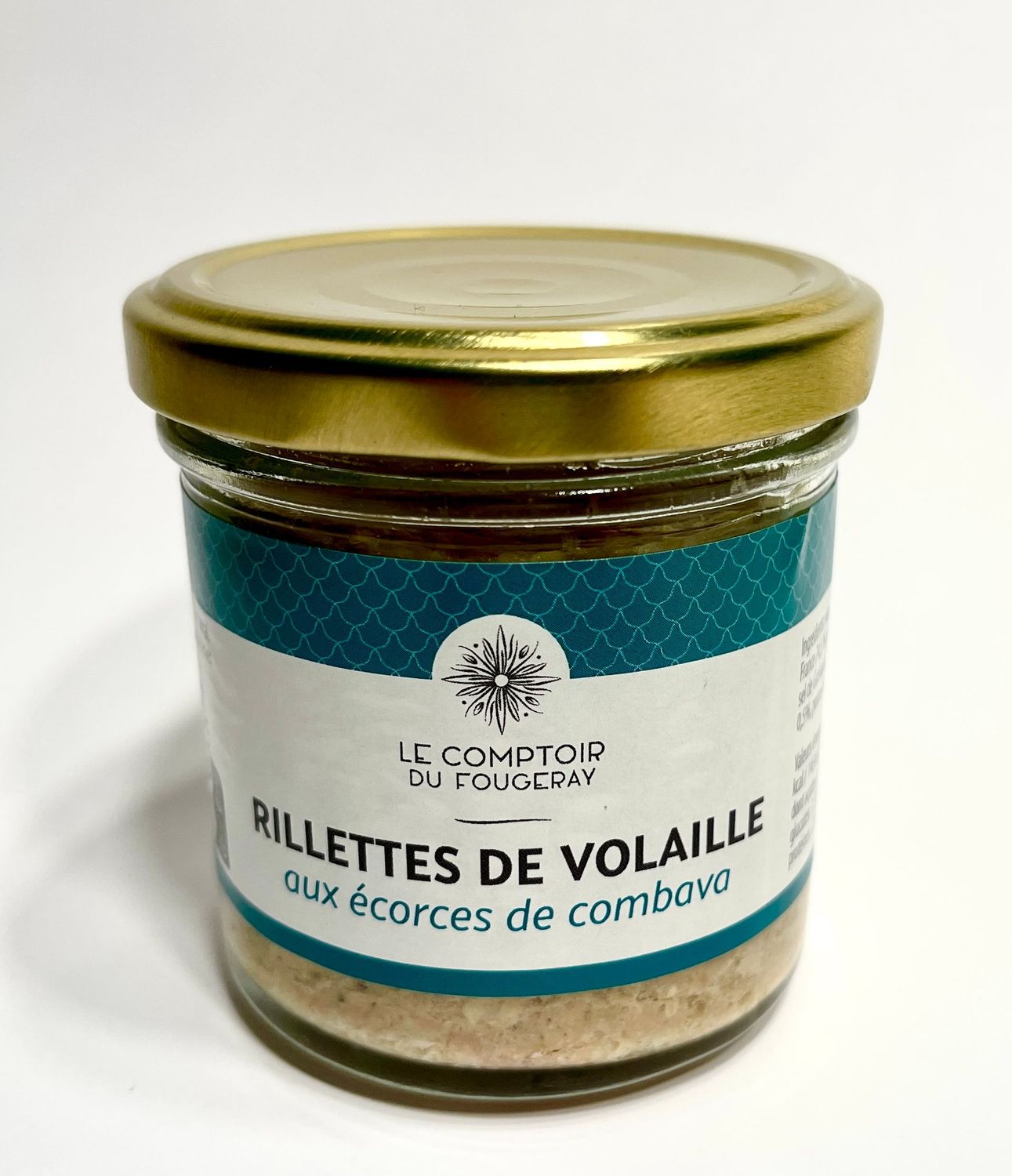 Rillettes de volaille aux écorces de Combava