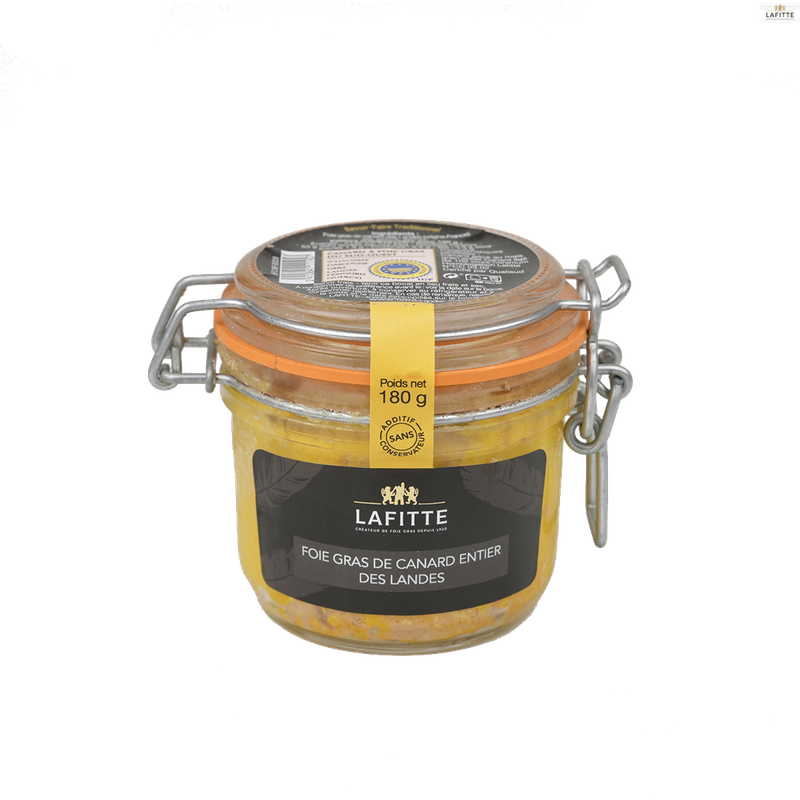 Foie gras de canard entier des Landes 180g Foie gras de canard entier des Landes 180g