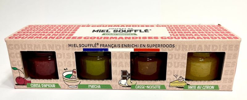 Coffret de 4 miels soufflés® - GOURMANDISES