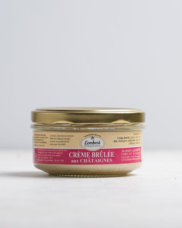 Crème brûlée aux châtaignes