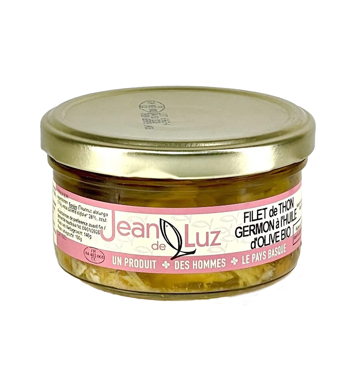 Filet de Thon Germon à l'huile d'olive Bio