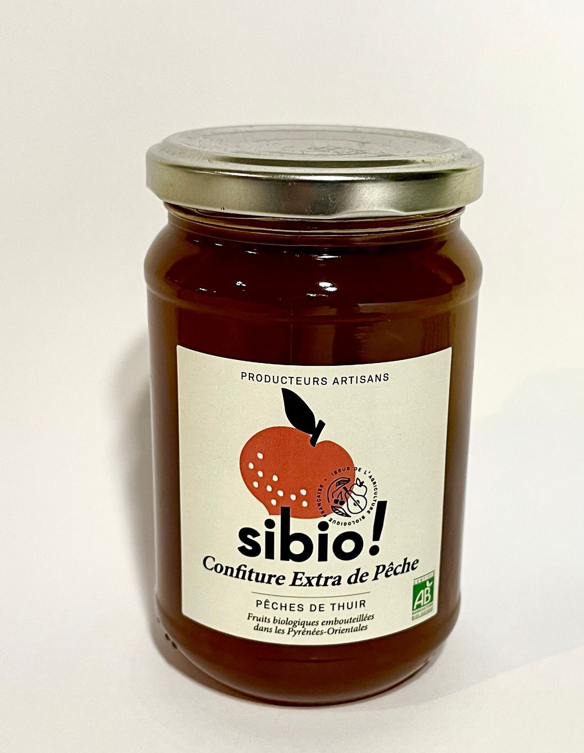 Confiture Extra de pêche Bio
