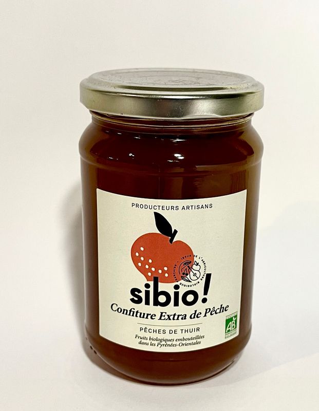 Confiture Extra de pêche Bio