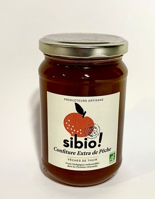 Confiture Extra de pêche Bio