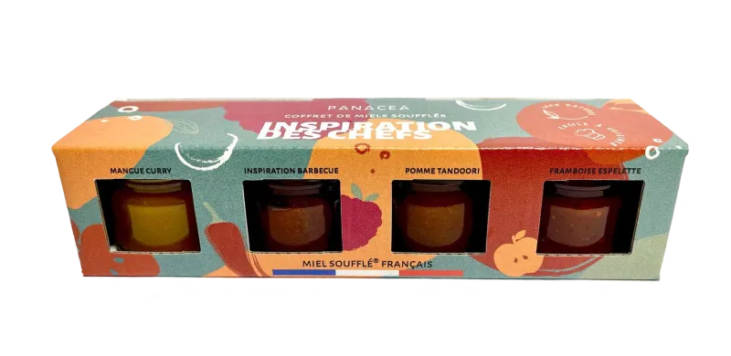 Coffret de 4 miels soufflés® - INSPIRATION DES CHEFS