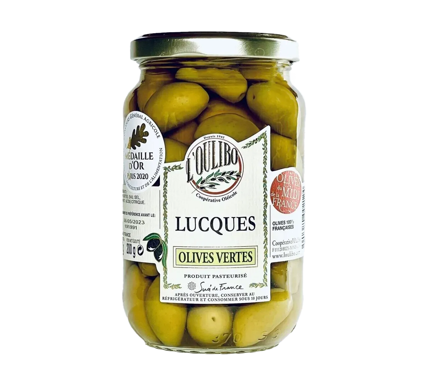 Olives Lucques du Languedoc AOP