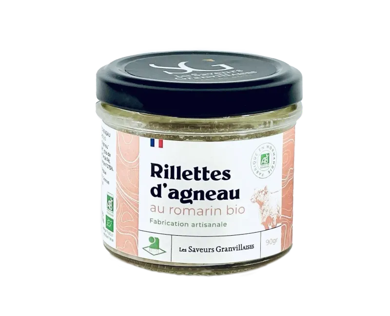 Rillettes d'agneau au romarin bio