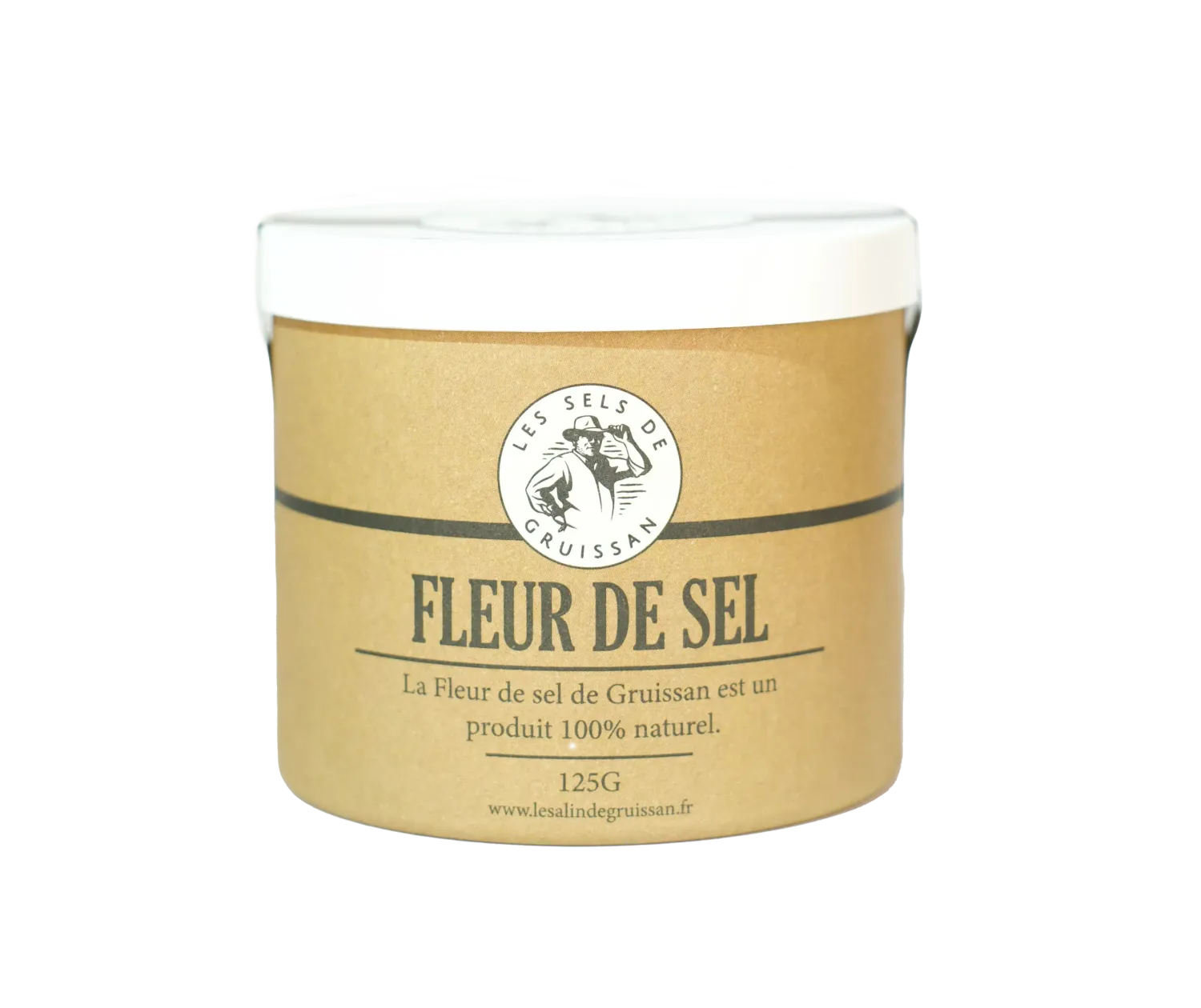 Fleur de sel - En tube cartonné. Fleur de sel - En tube cartonné.