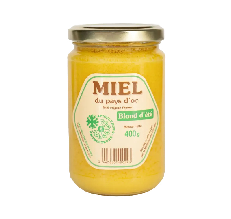 Miel blond d'été 400g Miel blond d'été 400g