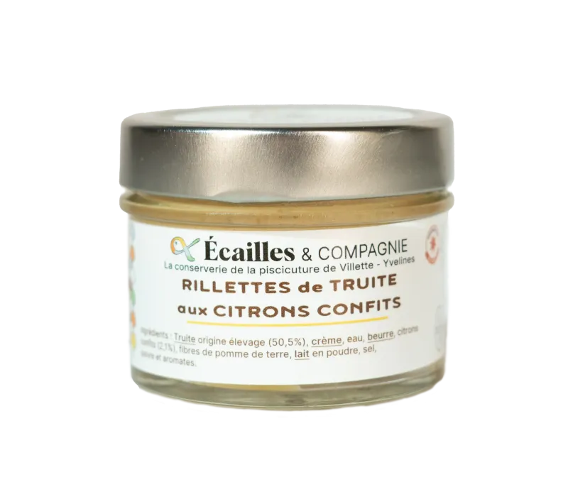 Rillettes de truite aux citrons confits Rillettes de truite aux citrons confits