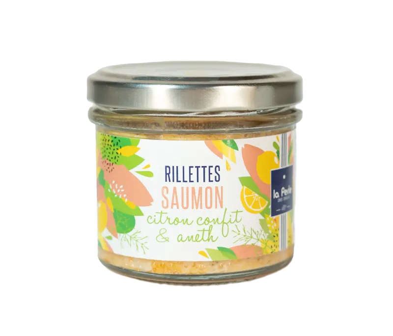 Rillettes Saumon citron confit et aneth Rillettes Saumon citron confit et aneth