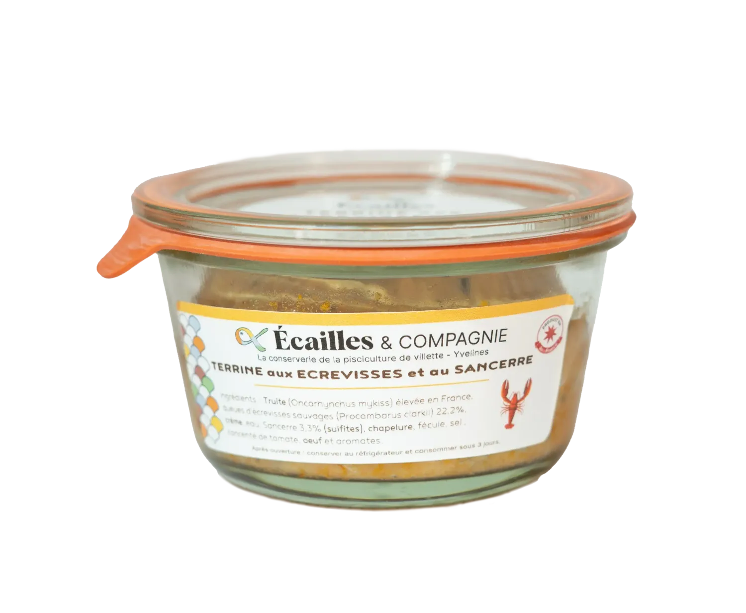 Terrine aux écrevisses et au Sancerre Terrine aux écrevisses et au Sancerre