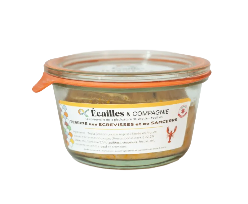 Terrine aux écrevisses et au Sancerre Terrine aux écrevisses et au Sancerre