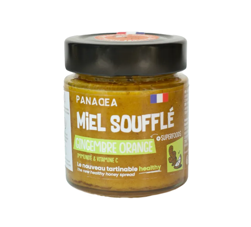 Miel soufflé gingembre orange