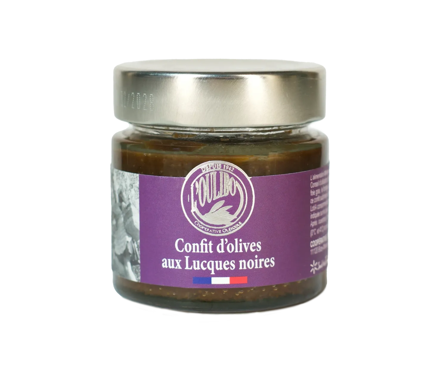 Confit d'olives aux Lucques noires Confit d'olives aux Lucques noires