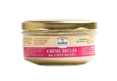 Crème brûlée aux châtaignes Crème brûlée aux châtaignes