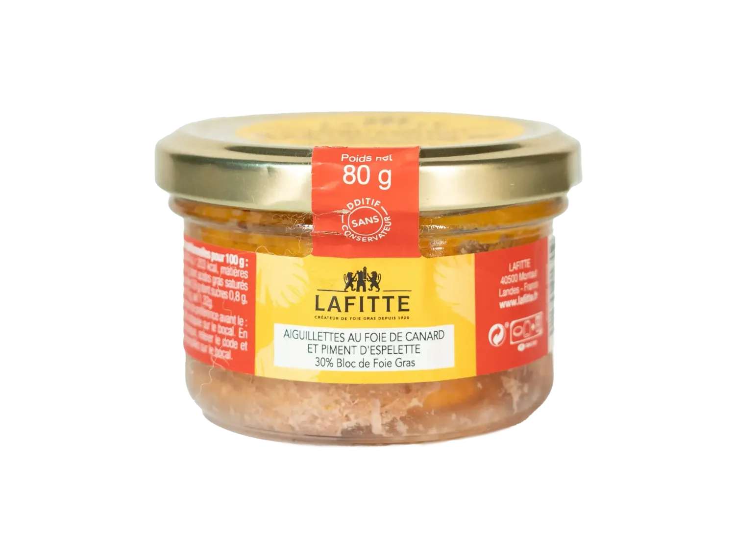 Aiguillettes au Foie Gras de canard et au piment d'Espelette Aiguillettes au Foie Gras de canard et au piment d'Espelette