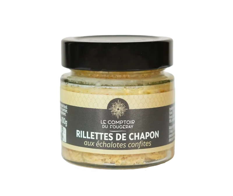 Rillettes de Chapon aux échalotes confites Rillettes de Chapon aux échalotes confites