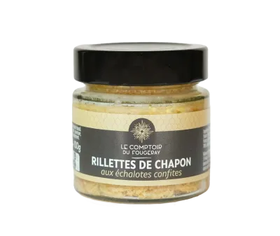 Rillettes de Chapon aux échalotes confites Rillettes de Chapon aux échalotes confites