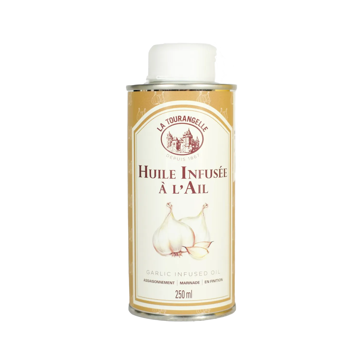 Huile infusée à l'ail Huile infusée à l'ail