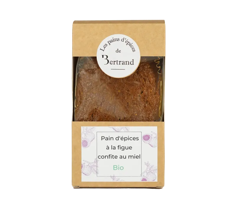Pain d'épices à la figue confite au miel Bio Pain d'épices à la figue confite au miel Bio