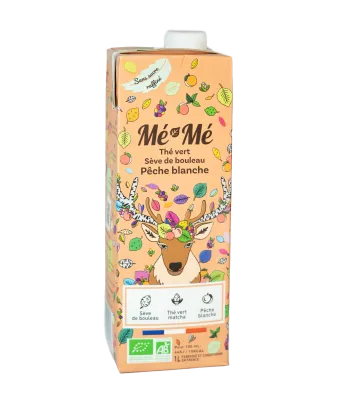 Boisson Mé-Mé Vitalisante Pêche Blanche Bio