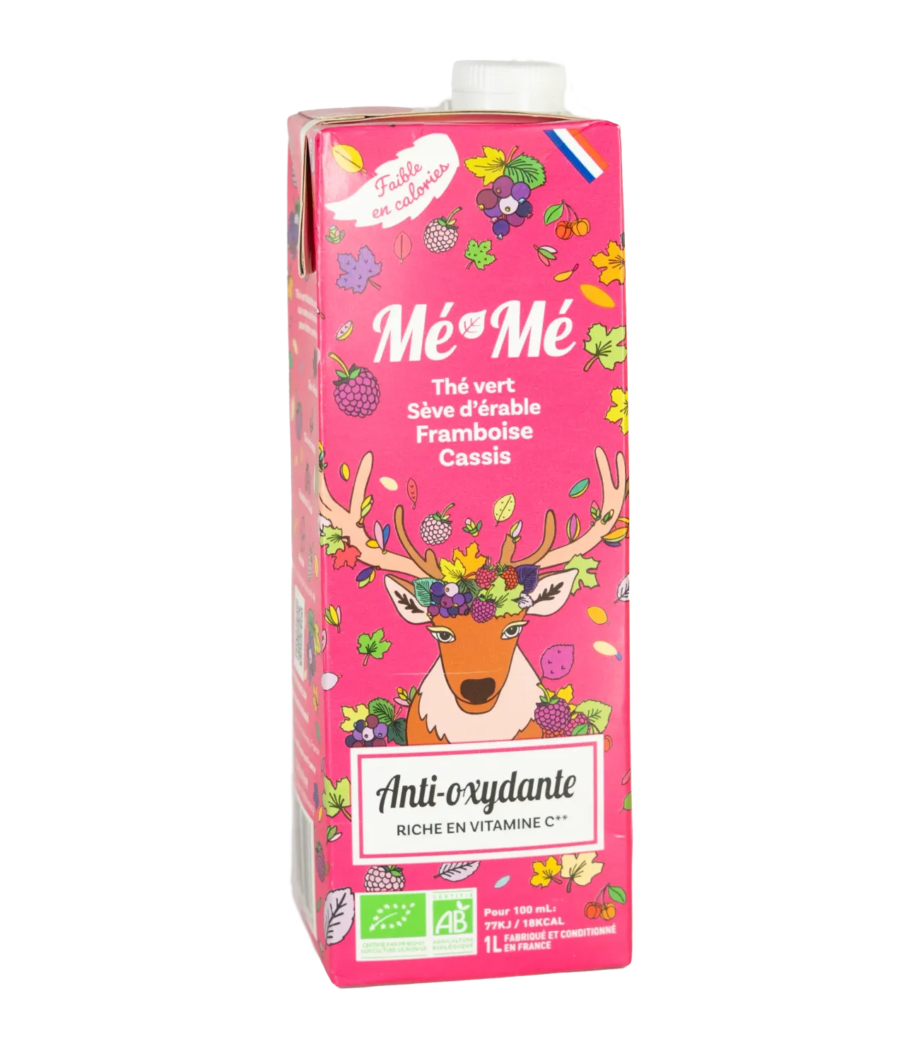 Boisson Mé-Mé Antioxydante Framboise Cassis Bio Boisson Mé-Mé Antioxydante Framboise Cassis Bio