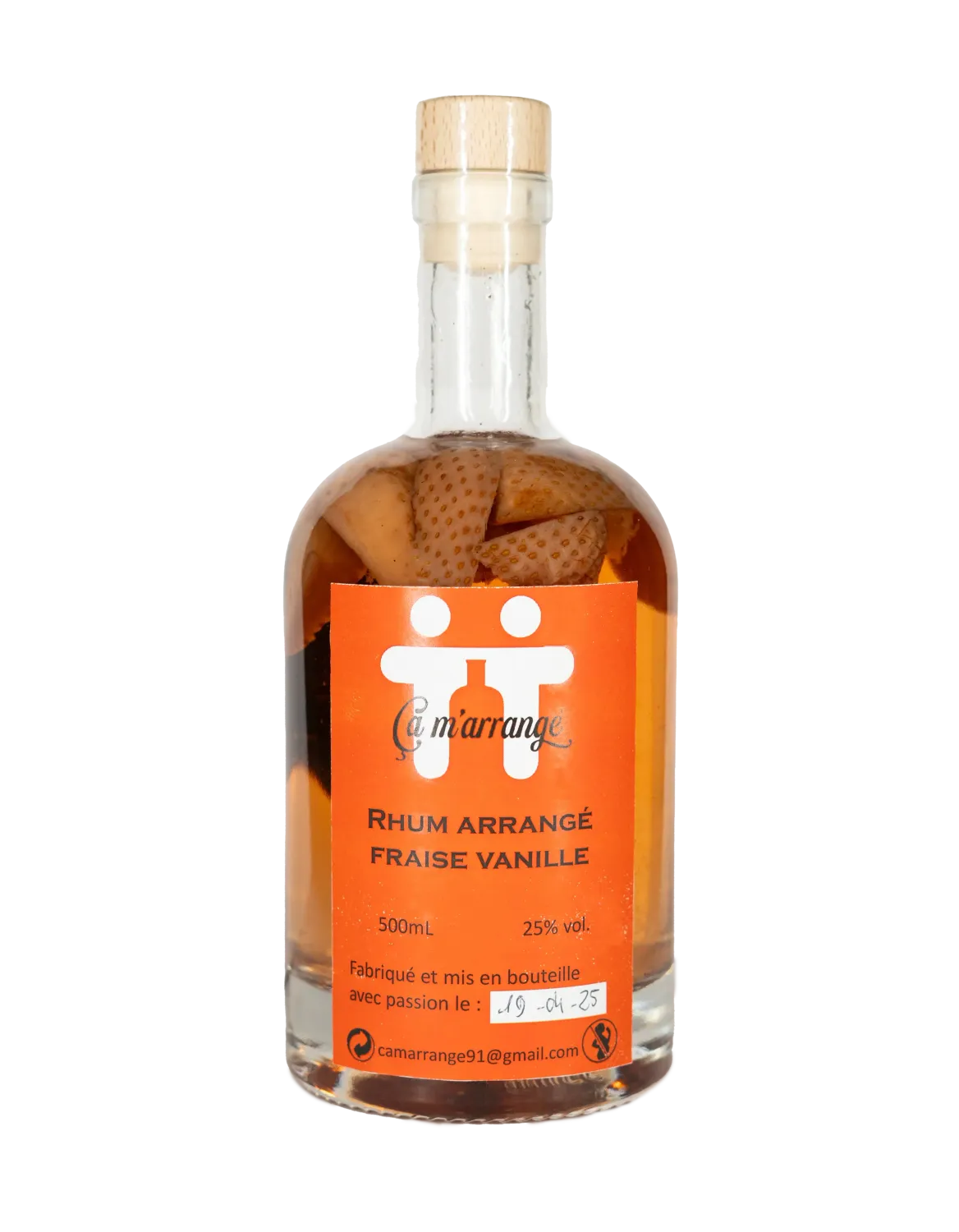 Rhum Arrangé Fraise Vanille Rhum Arrangé Fraise Vanille