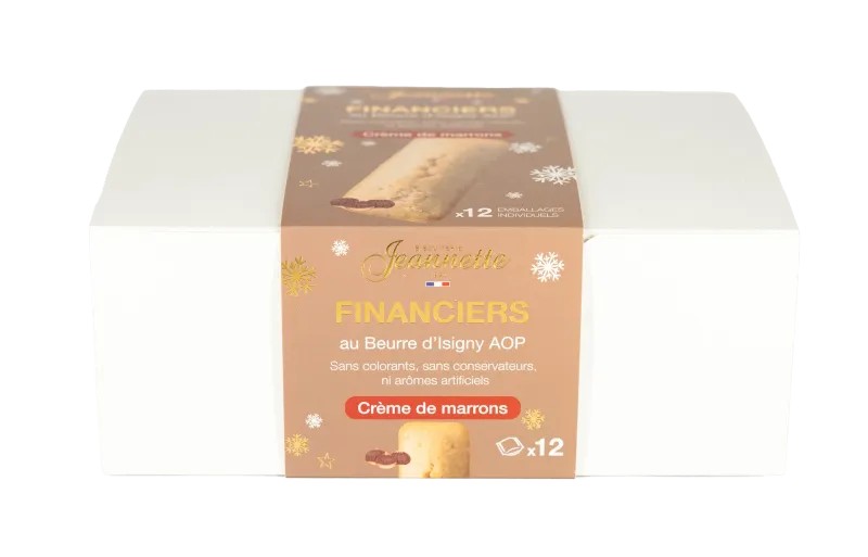 Financiers Crème de Marrons Jeannette Financiers Crème de Marrons Jeannette