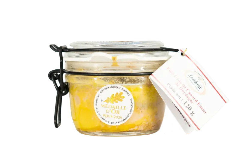 Foie gras de canard entier de Dordogne - 120g