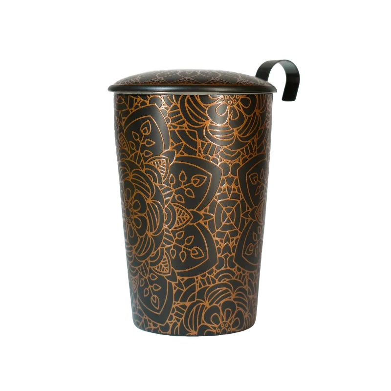Mug motif Mandala infuseur thé/infusion Mug motif Mandala infuseur thé/infusion