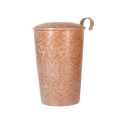 Mug motif Mandala infuseur thé/infusion