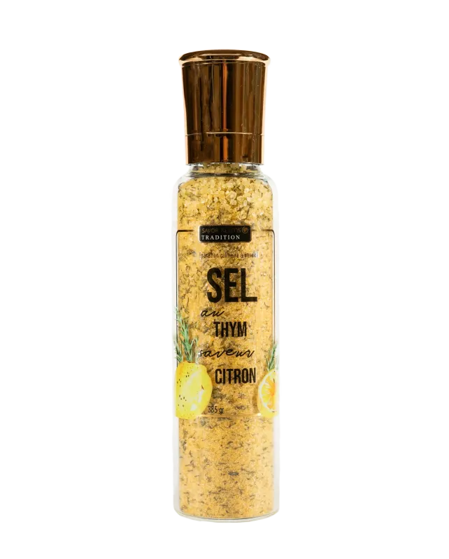 Moulin sel au thym saveur citron Moulin sel au thym saveur citron