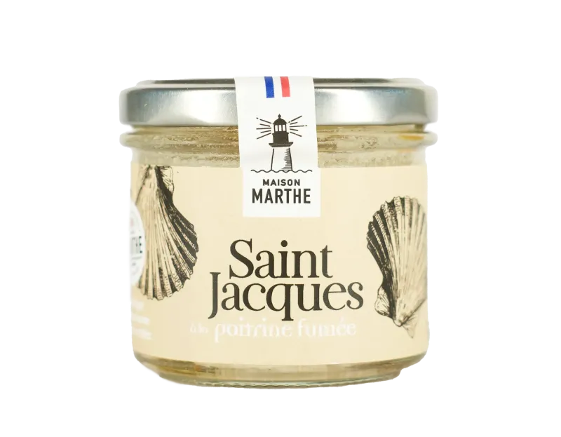 Terrine de Saint Jacques à la poitrine fumée Terrine de Saint Jacques à la poitrine fumée