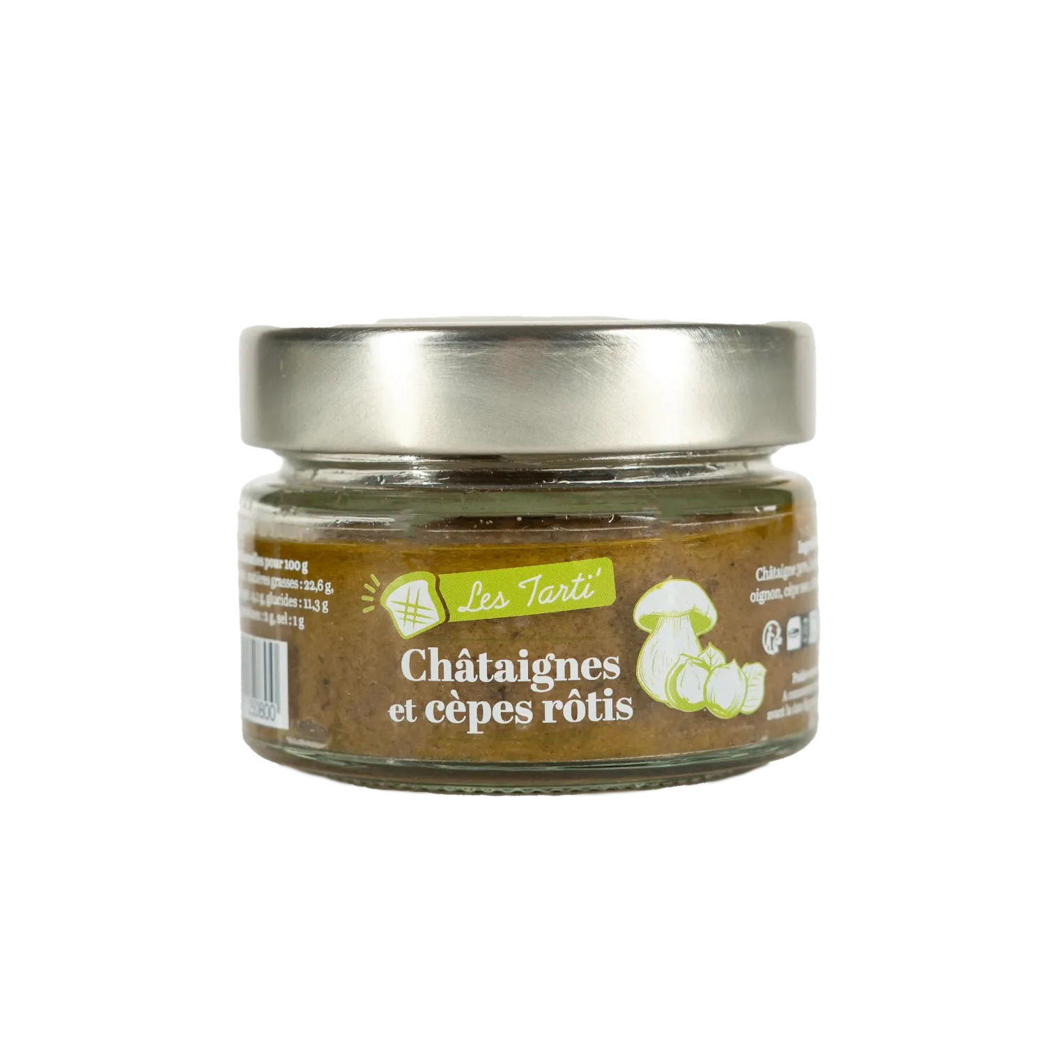 Tarti Châtaignes et Cèpes rôtis