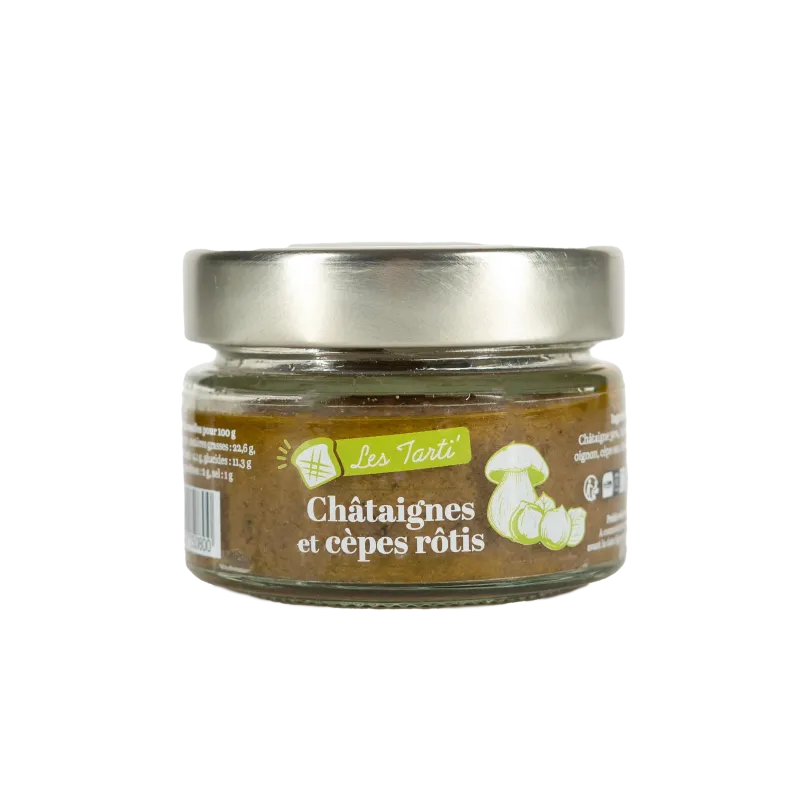 Tarti Châtaignes et Cèpes rôtis Tarti Châtaignes et Cèpes rôtis