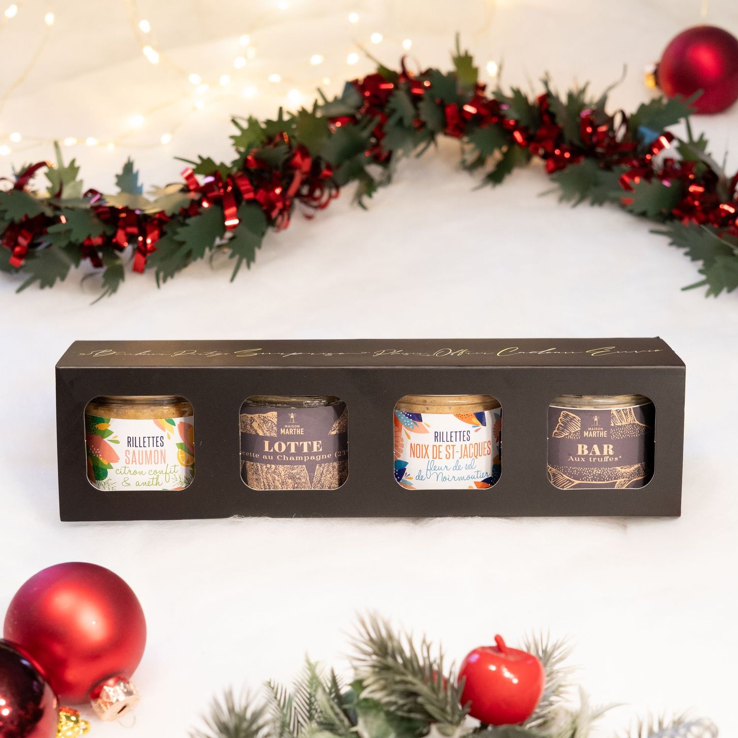 Coffret 4 tartinables de poissons Coffret 4 tartinables de poissons