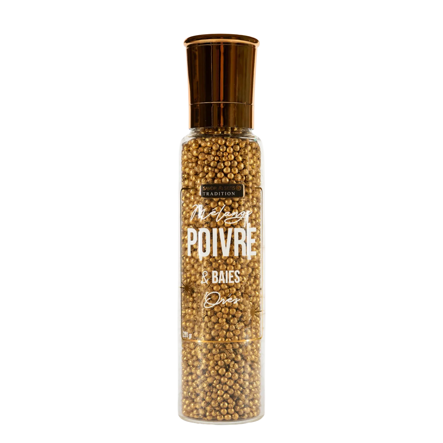 Moulin Mélange Poivre et Baies Dorés Moulin Mélange Poivre et Baies Dorés