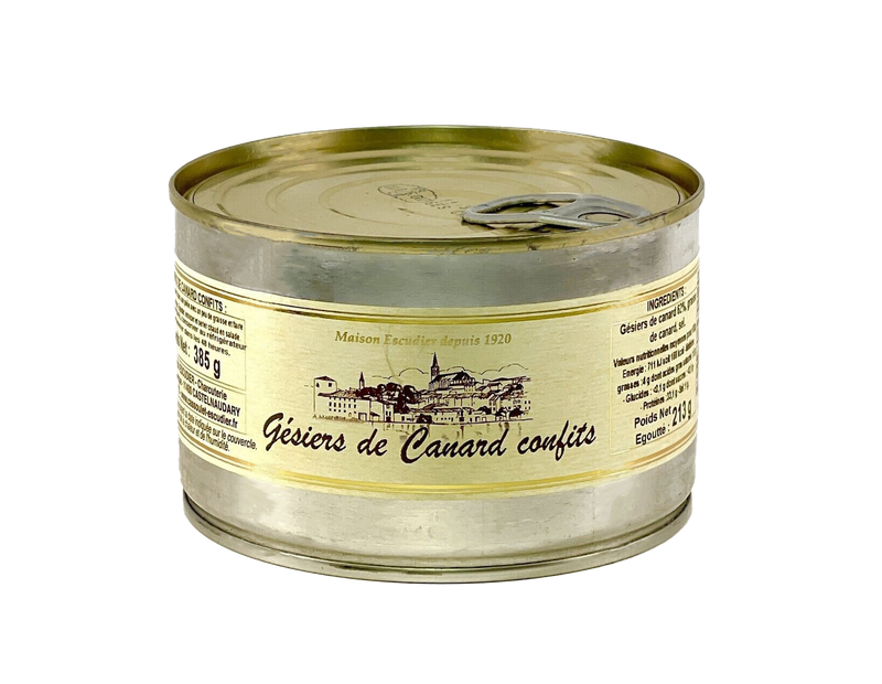 Gésiers de canard confits